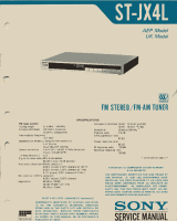 Sony ST-JX4L - Service Manual 